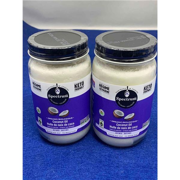 Spectrum Refined Coconut Oil (2 x 414ml)
