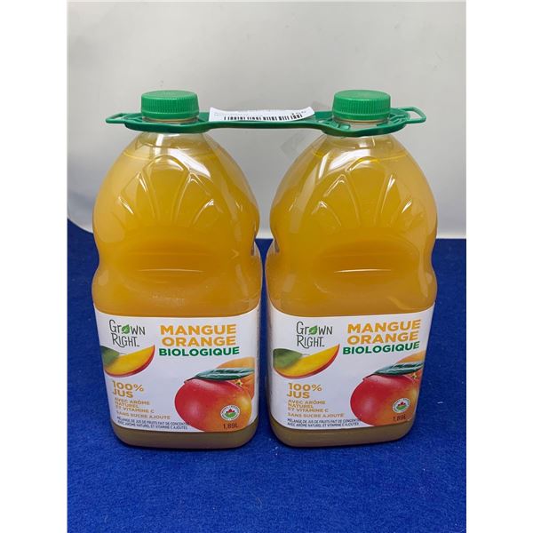 Grown Right Mango Orange Juice (2 x 1.89L)