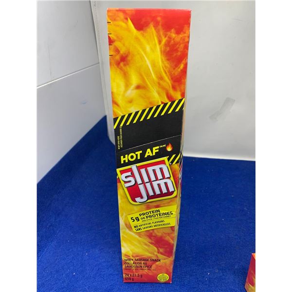 Hot AF Slim Jim Spicy Sausage Snacks (24 x 27.5g)