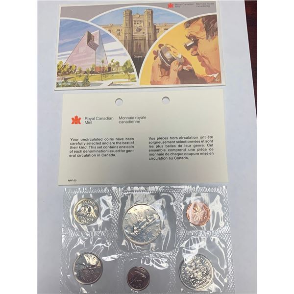 Royal Canadian Mint 1982 Proof Like Sealed coin Set with Certificate & envelope