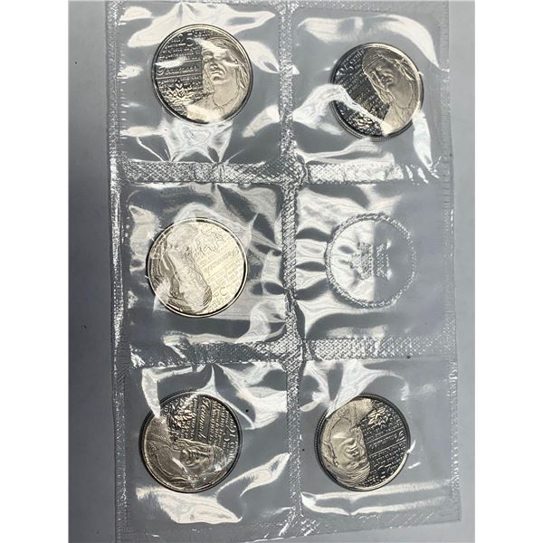 Royal Canadian Mint 2010 Proof Like Sealed coin Tecumseh Quarter Set