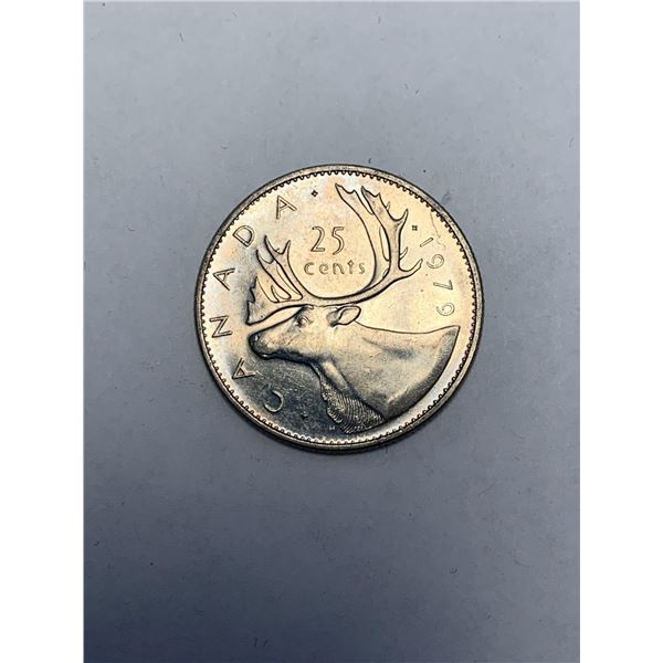 Full roll of Vintage 1979 Canada Quarters ($10.00 Face Value)