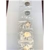 Image 3 : Royal Canadian Mint Uncut Proof Sealed Set of 5- 1969 Canada $1.00 Coins