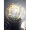 Image 2 : Royal Canadian Mint 1981 , Parliment Specimen .500 Silver Double Dollar Proof Mint Coin Set