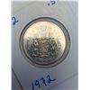 Image 1 : Canada 1972 Queen Elizabeth II 50 cent Coin