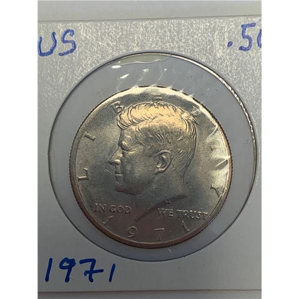 USA 1971 Kennedy Half Dollar Coin