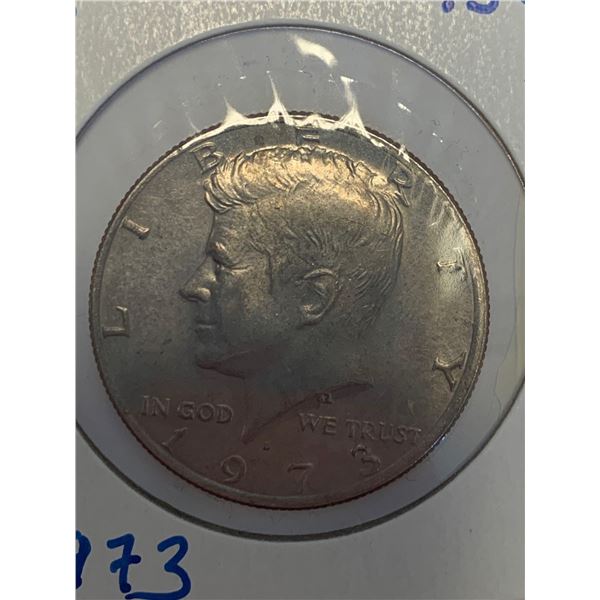 USA 1973 Kennedy Half Dollar Coin