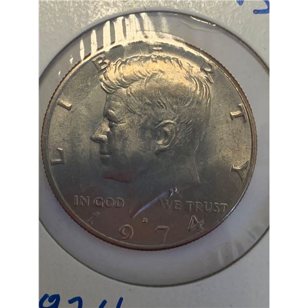 USA 1974 Kennedy Half Dollar Coin