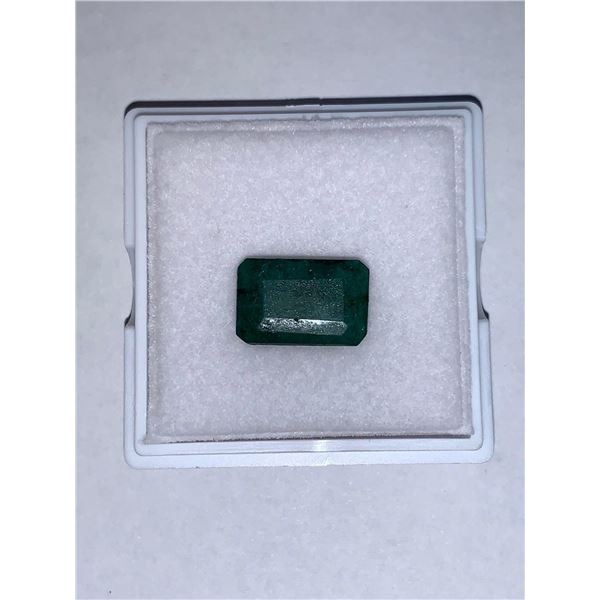 7.61ct Rectangular Emerald  Ready For Jewelry Setting