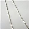 Image 2 : Silver 15" 3.9G  Necklace (~Size )(Ring is resizable for $40) (~length inches), Suggested Retail Val