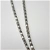Image 2 : Silver 20"  Necklace (~Size )(Ring is resizable for $40) (~length inches), Suggested Retail Value $8