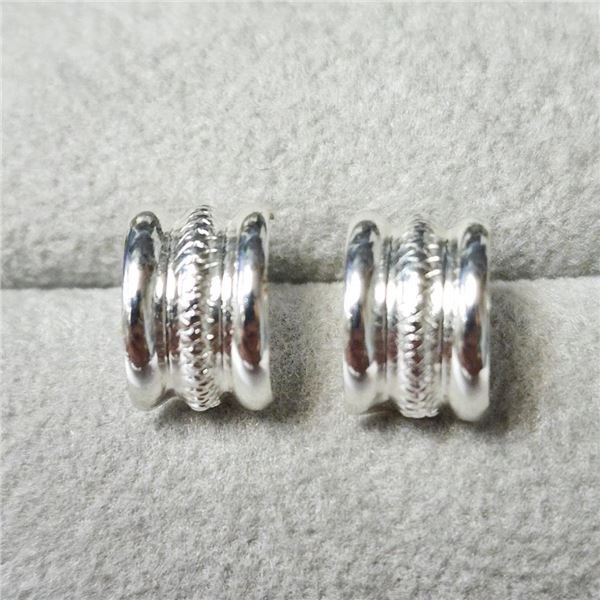 Silver  Earrings (~Size )(Ring is resizable for $40) (~length inches), Suggested Retail Value $50