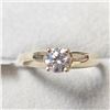 Image 1 : 10K Yellow Gold Diamond (0.7Ct,Vs,J-K) Ring (~Size 6.5) (~weight 2.5g), Suggested Retail Value $9500