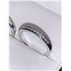 Image 3 : Ladies 1.0 Carat Brilliant Cut Solitaire V.Wang Styled Bezel Set Engagement & Wedding Band Set