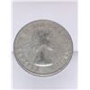 Image 1 : Vintage Canadian Elizabeth II 1957 Silver 50 cent Coin