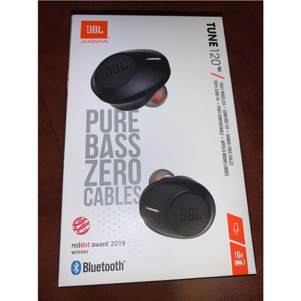 NEW JBL Tune 120 Pure Bass Bluetooth ear Buds