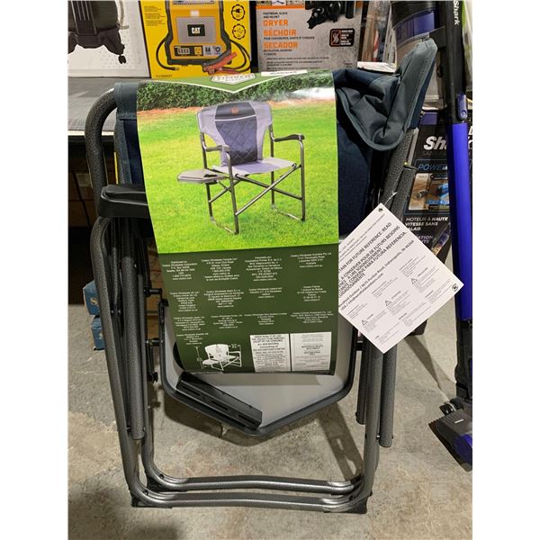 Folding Directors Chair W/ Side Table
