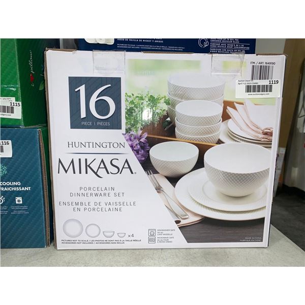 Mikasa Huntington Porcelain Dinnerware 16pc Set