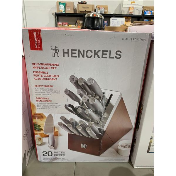 Henckels Self-Sharpening Knife Block Set 20pcs Set