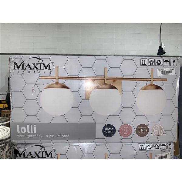Maxim Lighting Lolli 3 Light Vanity