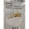 Image 4 : Maxim Lighting Lolli 3 Light Vanity