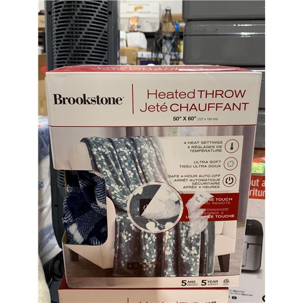 Brookstone Heated Throw 50"x60"