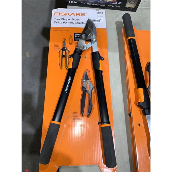 Fiskars 3pc Lopper & Pruner Set