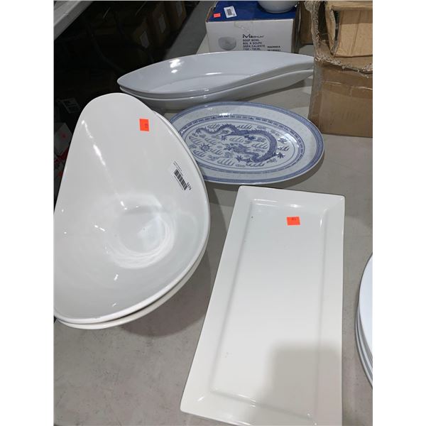 Lot of Assorted Serving Dishes
