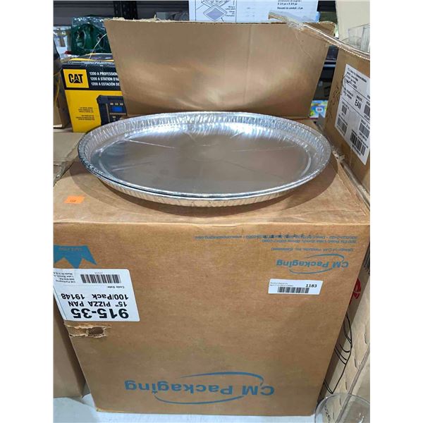 Case of 15" Pizza Pans 100 Pack