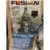 Image 3 : Fusion Solar Rattan Gazebo Light White & Colored LED's