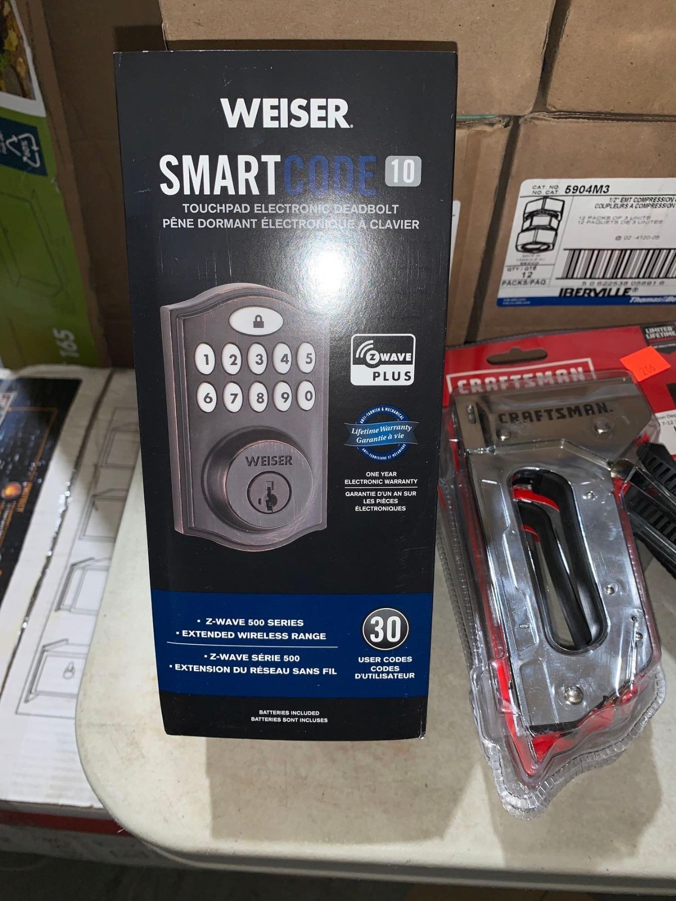 Code Touch Pad Weiser Smart Code Touchpad Electronic Deadbolt