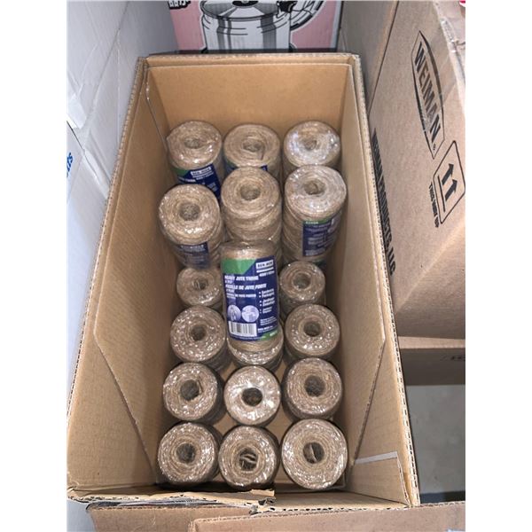 Ben-Mor Heavy Jute Twine 495' 2 Ply  Lot of 25