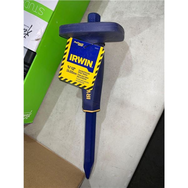 Irwin ProTouch Grip2"x10" Guarded Floor Chisel / Bolster
