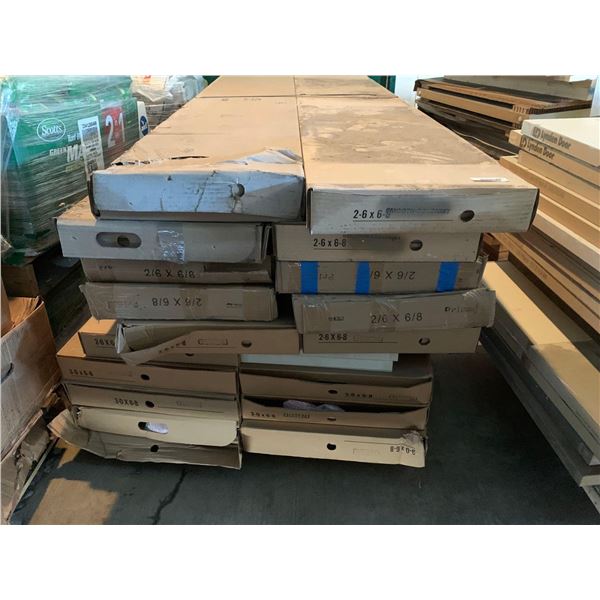 Pallet Lot of Assorted Doors