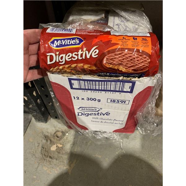 McVittie's Digestive Milk Chocolate Biscuits 12 x 300g