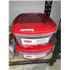 Image 1 : Rubbermaid 2.5Gallon / 9.4L Lot of 2 Containers