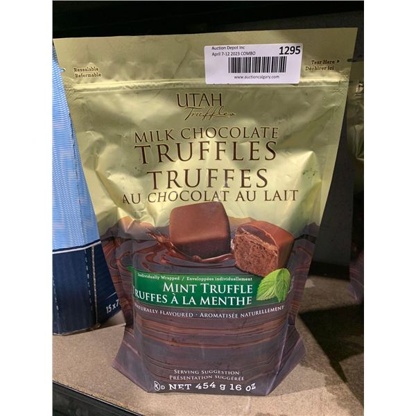 Utah Truffles Milk Chocolate Truffles Mint 454g