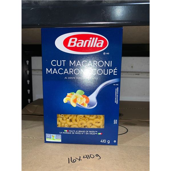 Barilla Cut Macaroni Noodles 16x410g