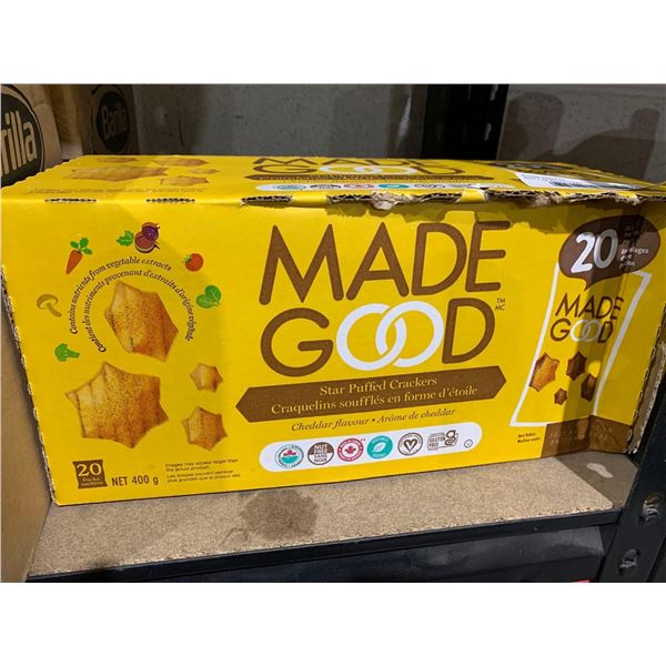 Made Good Star Puffed Crackers Cheddar Flavor 400g