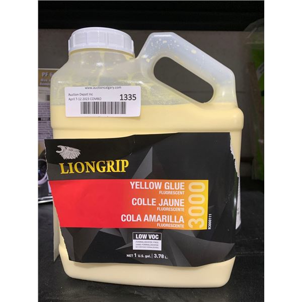 Liongrip Yellow Glue Fluorescent 3000 3.79L