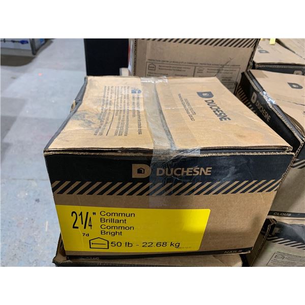 Duchesne 2-1/4" Common Bright - 50-lb Pack