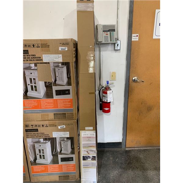 Allen & Roth White Finish  -  2" Faux Wood Room Darkening Horizontal Binds - Ready  Hang or Trim to 