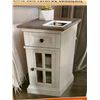 Image 2 : Tresanti Chairside Table with Power Outlets and Usb Charging Ports - White