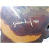 Image 2 : Mountain Goat Motif Tree Trunk Wall Clock - Artist Griesenbeck