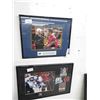 Image 1 : 2-Framed Autographed Gordie How & Lightning Photo - 2 X $