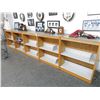 Image 1 : 5-Oak Laminate Top 2 Sided Portable Bookcase - 5 X $