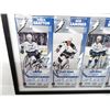 Image 3 : 2-Framed Autographed Lightning Photo, Game Tickets - 2 X $