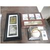 Image 1 : Autographed Framed Baseball and Baseball Trading Cards