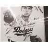 Image 2 : Framed Autographed Brooklyn Dodgers Player Print