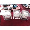 Image 1 : 3-Autographed Baseballs - 3 X $